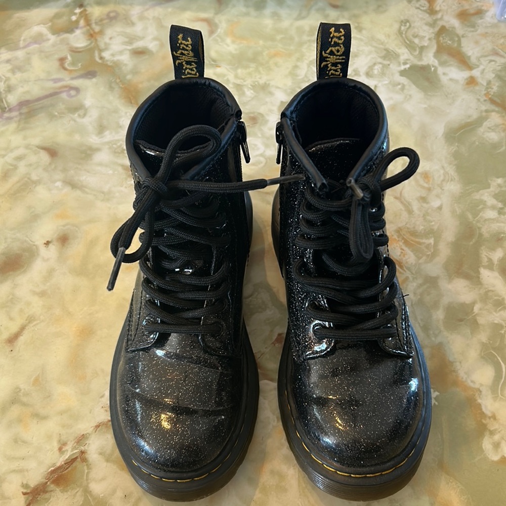 EUC size 13 girls glitter Dr Martens.